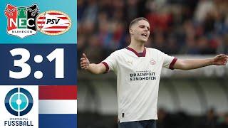 Nach 42 Spielen PSV verliert seit über einem Jahr ein Ligaspiel   NEC Nijmegen - PSV Eindhoven