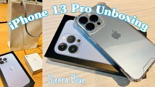 Iphone 13 Pro Sierra Blue 256 gb Unboxing + Accessories