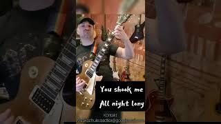 Best 5 Riffs of ACDC #acdc #guitar #Rock #Gibson #songcover #angusyoung