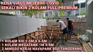 PEMULA LANGSUNG GAS 2 KOLAM  MEGATANK DAN KOLAM KOI  NAVAPARK BSD TANGERANG BANTEN