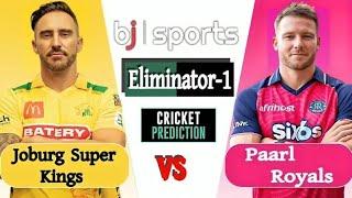 Paarl Royals vs Joburg Super Kings toss prediction। SA20 League Eliminator Match Toss Prediction ।