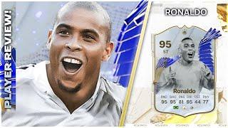 IS HE STILL USABLE DURING TOTS??? TOTY ICON 95 RATED RONALDO R9 PLAYER REVIEW - EA FC24