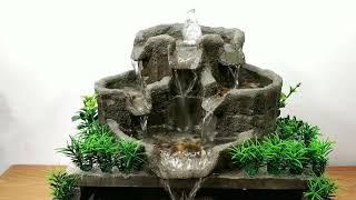 Cara Membuat Air Terjun Mini yang Cantik dari Semen