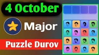 4 October Major puzzle durov Solved Today  Major Daily combo card 4 October