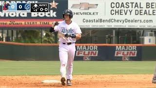 Will Wagner RBI double to deep left-center 91023 - Corpus Christi Hooks