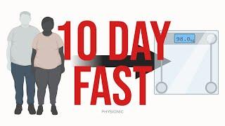 EX-e 7 People 10 Days Fasting - How Much Weight did they Lose?