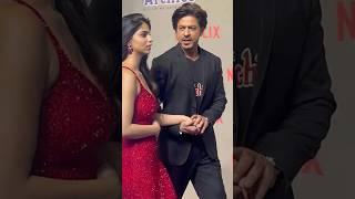 Srk spotted with his full family   Suhana Khan Gauri Khan Abram Khan  #srk #shorts #viral