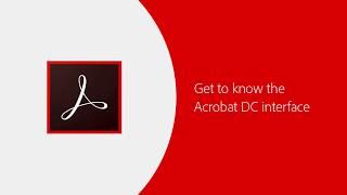 Get to know the Acrobat DC Interface  Adobe Acrobat
