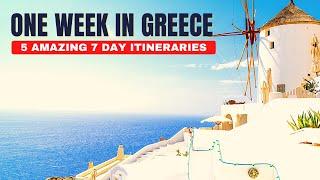 7 Days in Greece  5 Amazing Greece Travel Itinerary Ideas Perfect for One Week in Greece