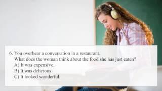 FCE First Certificate in English Listening Test  Part 1