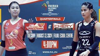 PLDT HOME FIBER vs. CHERY TIGGO - Full Match  Quarterfinals  2024 PVL Reinforced Conference