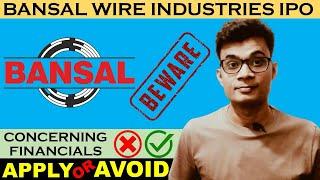 Bansal wire industries ipo review