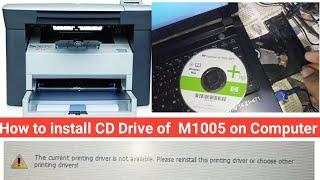 How to Download & Install HP Laserjet M1005 MFP Printer Driver Configure it And Scanning Documents