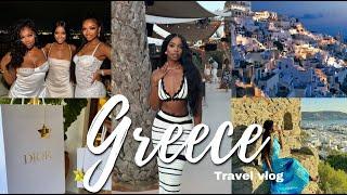 GREECE TRAVEL VLOG ATHENS SANTORINI & MYKONOS LUXURY VILLAS EURO SUMMER BEACH CLUBS + MORE