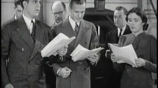 Amazing Short Film on Old Time Radio Sound Effects Back of the Mike 1938