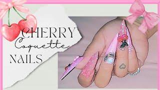 FREESTYLING COQUETTE CHERRY NAILS