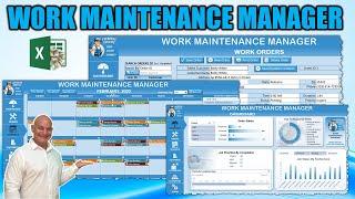 How To Create A Work Maintenance Manager With Dashboard & Scheduler In Excel Free Download