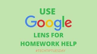 Google Lens Homework Help