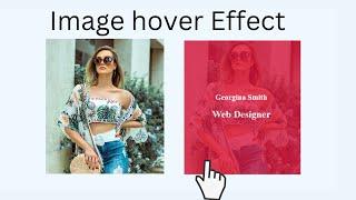 How to make a image hover effect with css  HTML & CSS Project