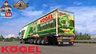 ETS2 v1.50 Kögel Trailer Pack DLC my first Look