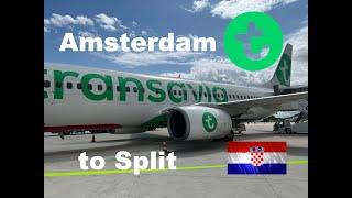 Irritating passengers on Transavia - Amsterdam to Split