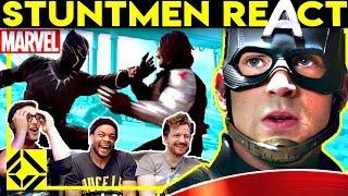 Stuntmen React to MARVEL Bad & Great Hollywood Stunts 1