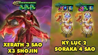 TOP khoảnh khắc điên rồ nhất Đấu Trường Chân Lý Xerath 3 sao X3 Shojin Kỷ lục roll 2 Soraka 4 sao