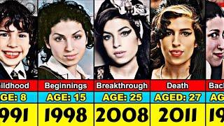 Amy Winehouse Transfromation From 0 to 27 Year Old