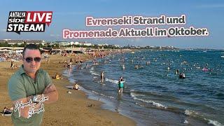 Evrenseki Strand und Promenade Aktuell im Oktober. Live