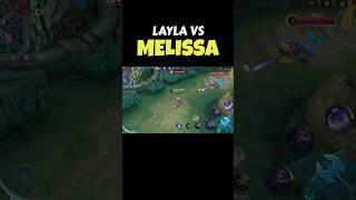 Layla vs Melissa  #mltalkshow #mlbb #layla #melissa