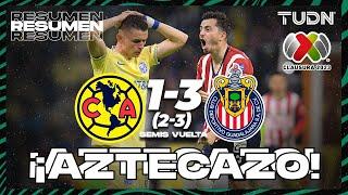 Resumen y goles  América 12-33 Chivas  CL2023 - Semifinal Vuelta  TUDN