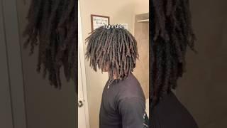 CRAZY Freeform loc tour  #hairtips #naturalhair #shorts