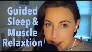 ASMR Close Whisper Guided Sleep  Muscle Relaxation with countdown