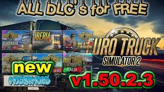 ALL DLC FREE  Euro Truck Simulator 2  1.50.1.0 NO CLICKBAIT for WindowsLinux