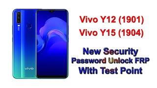 Vivo Y12  Vivo Y15 PD1901BF New Security Password Unlock FRP With Test Point