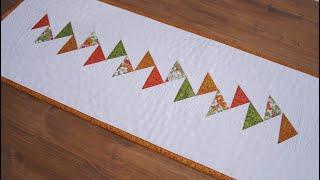 Patchwork tablecloth. Easy and quick sewing.