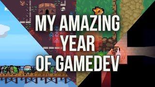 My 1 Year of Game Dev feat. Godot Pixel art and Friends