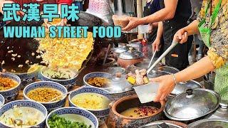 China’s Morning Food Street & Local Market in Wuhan【Alin Food Walk】