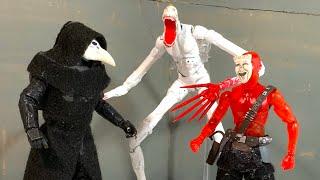 SCP-096 vs SCP-049 vs SCP 035 an epic battle stop motion file movie.