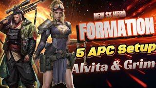  New Hero Formations & 5 APC Setup ⭐ Alvita & Grim  Last Shelter Survival #24EGaming