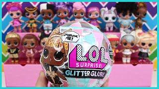 LOL SURPRISE Winter Disco Series Glitter Globe Unboxing Blind Bags Opening #LOL SWAG Families Dolls