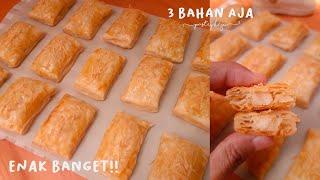 Resep pastry keju cuma 3 bahan jadi super enak dan renyah