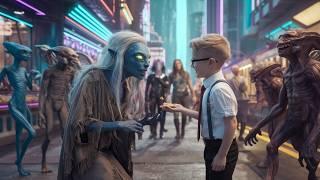 Aliens Mocked the Human Boy for Helping a Beggar—Unaware She Was Their Hidden Queen  Best HFY Story