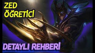 Zed Nasıl Oynanır  Zed Öğretici Rehberi LoL Mid