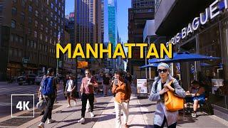 4k New York City Walk in Summer Manhattan NYC