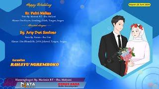 LIVE Tayub Rahayu Ngremboko The Wedding Putri & Arip  Dimas Nada Audio  NATA Shooting HD