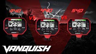 Minelab Vanquish Differences 340 440 And 540 Metal Detectors