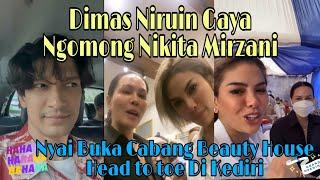 Dimas Beck Niruin Gaya Nikita Mirzani Ngomong Nyai Buka Cabang Beauty House Head to toe Di Kediri