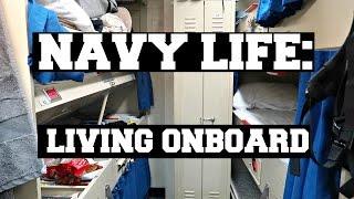 NAVY LIFE LIVING ONBOARD AN AIRCRAFT CARRIER