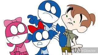 Rudy Snap Dee-Dee and Dot from ChalkZONE on Nickelodeon